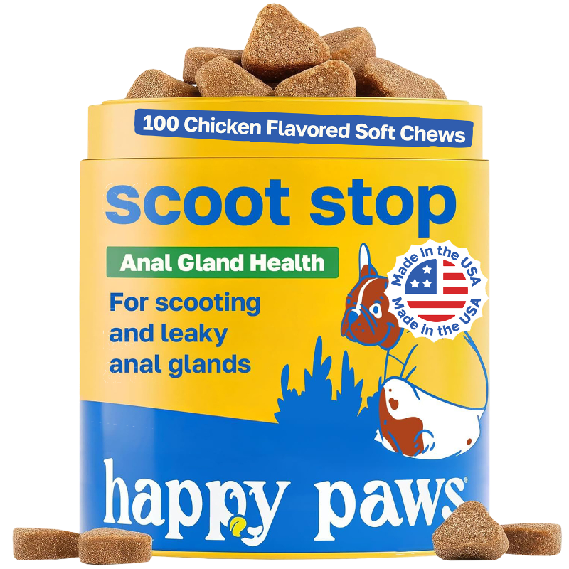 Buy Scoot Stop Dog Supplement | Anal Gland Support – Happy Paws