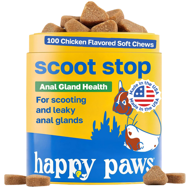 Buy Scoot Stop Dog Supplement | Anal Gland Support – Happy Paws