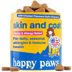 Dog Supplement for Skin and Coat | With Biotin and Coconut Oil
