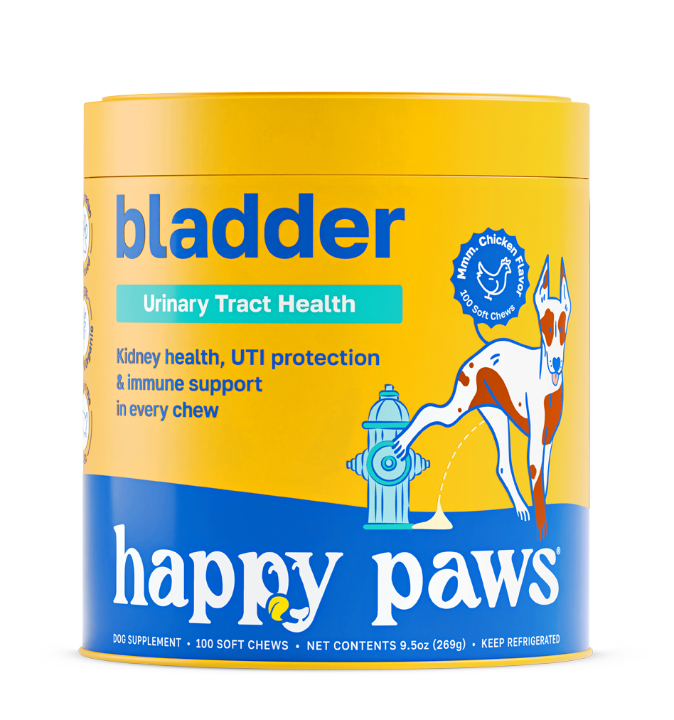 happy paws supplement dog bladder