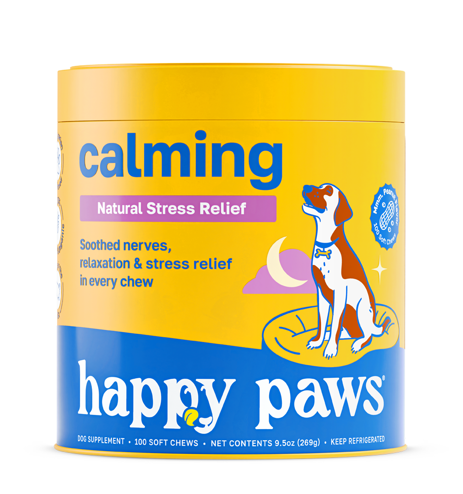 happy paws supplement dog calming