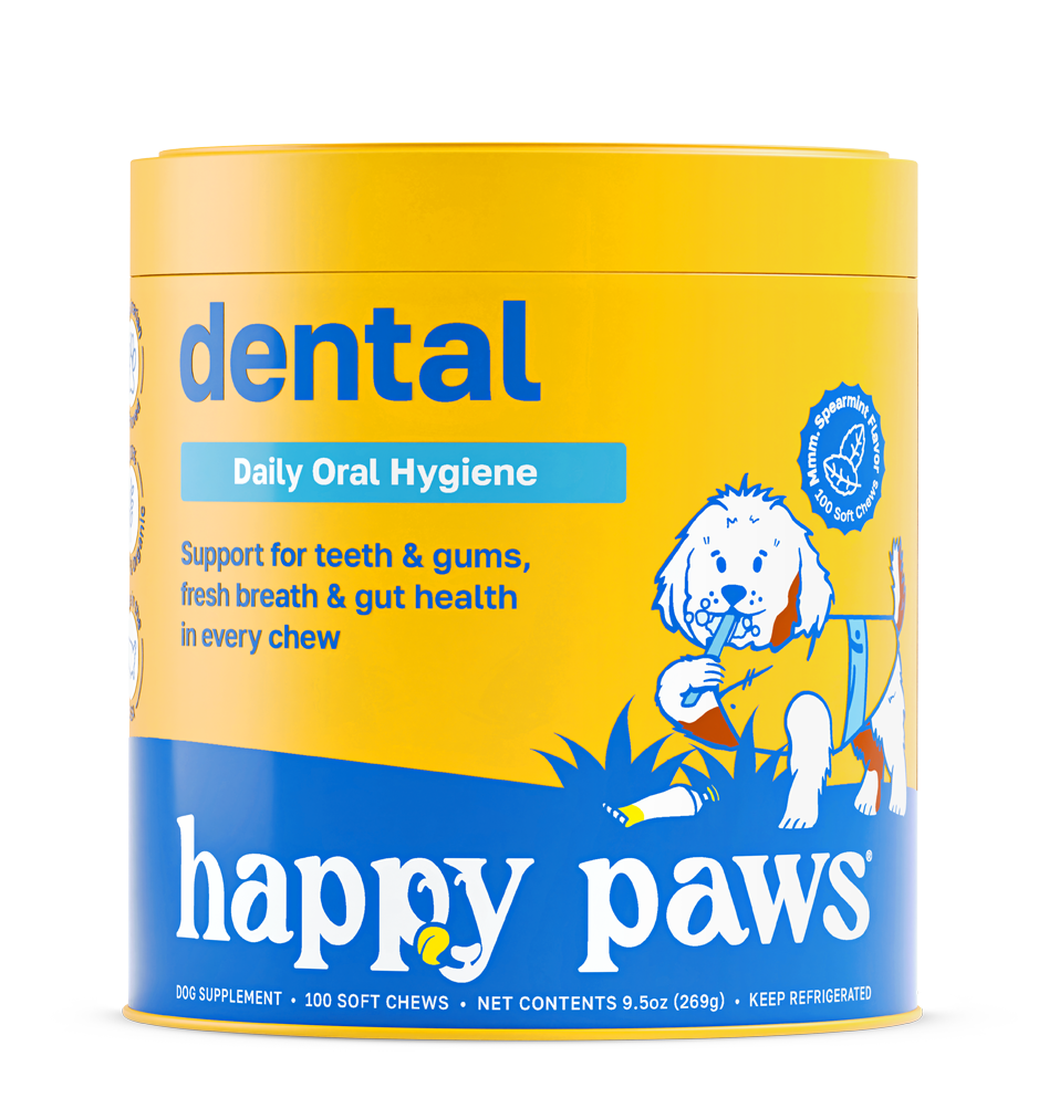 happy paws supplement dog dental