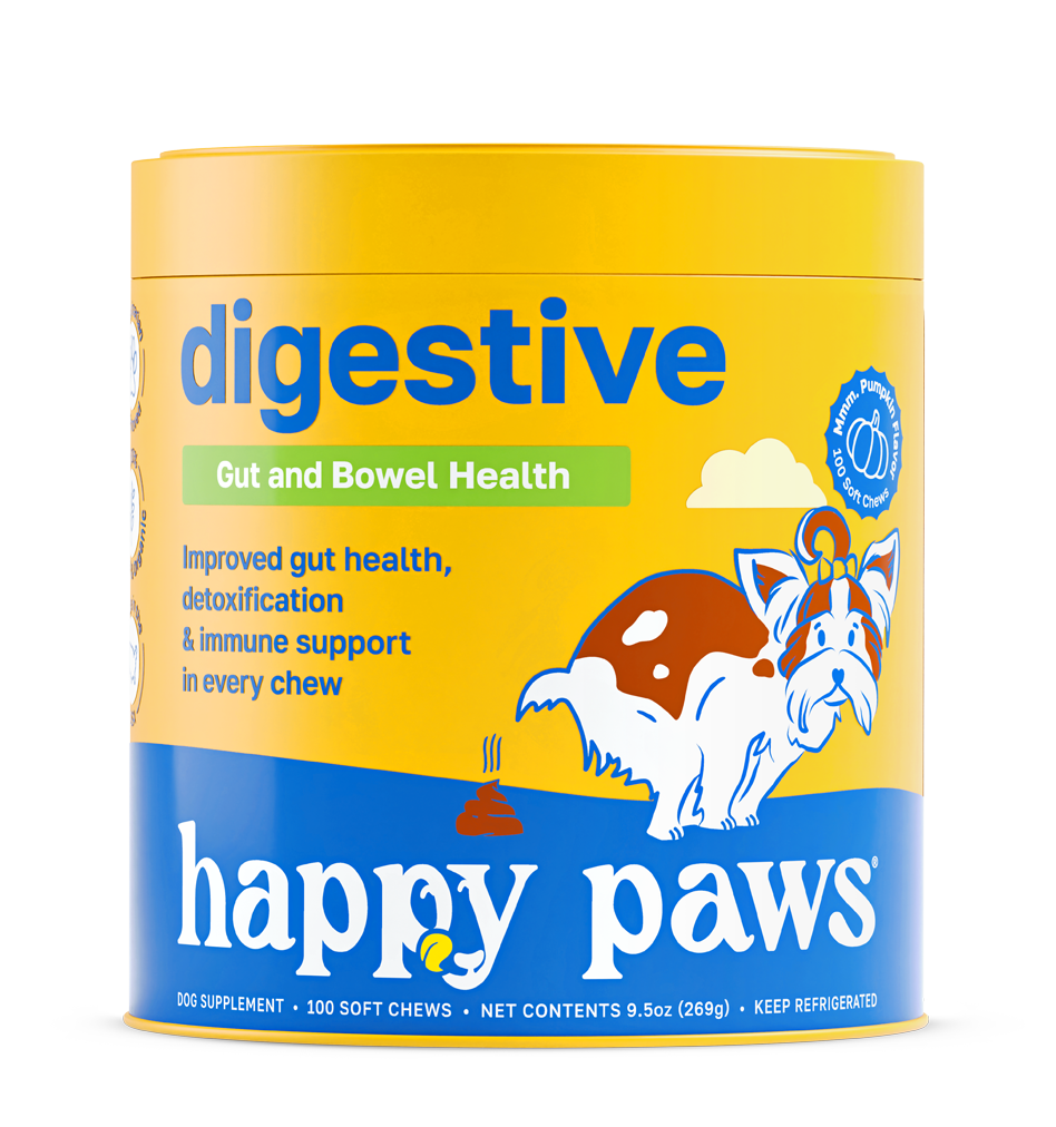 happy paws supplement dog digestive