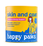 happy paws supplement dog skin and coat