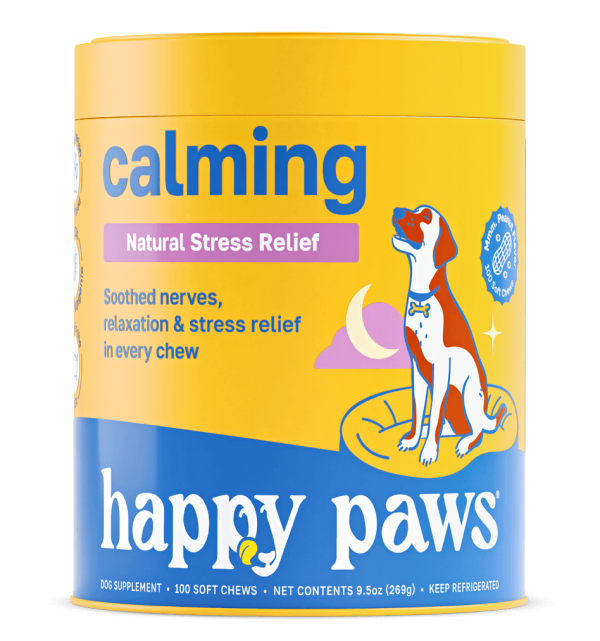 happy paws dog supplement calming