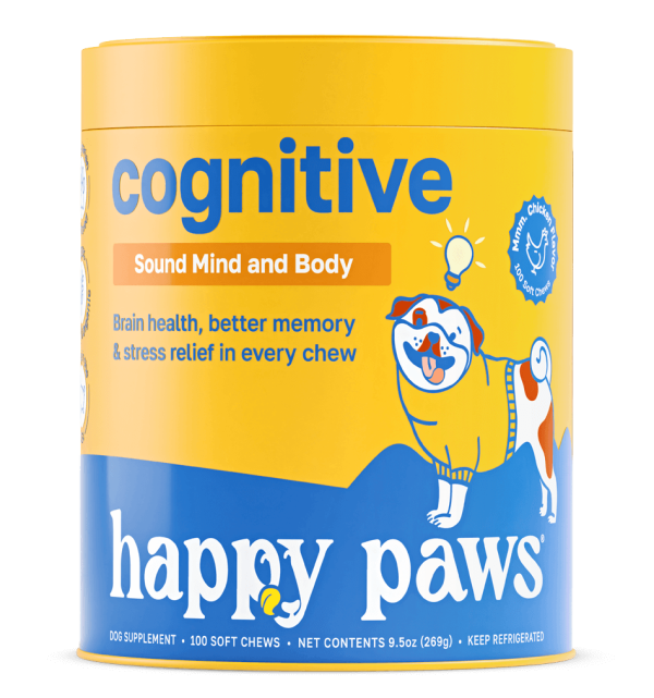 happy paws dog supplement cognitive