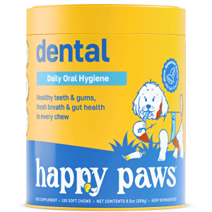 happy paws dog supplement dental