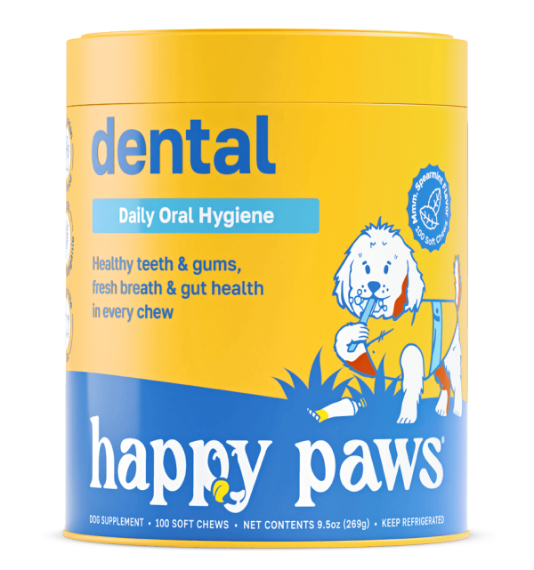 happy paws dog supplement dental