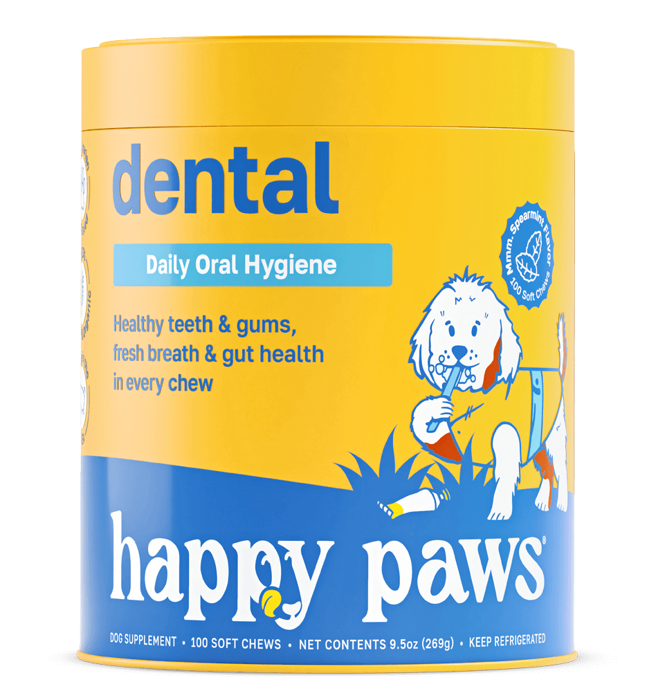 happy paws dog supplement dental