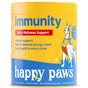 happy paws dog supplement immunity