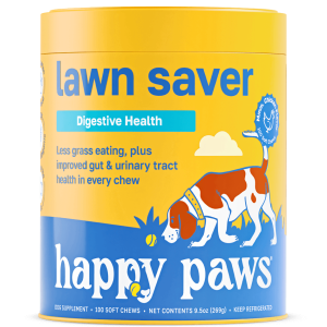 happy paws dog supplement lawn saver