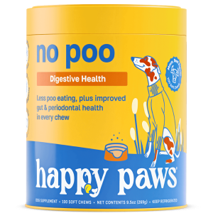 happy paws dog supplement no poo