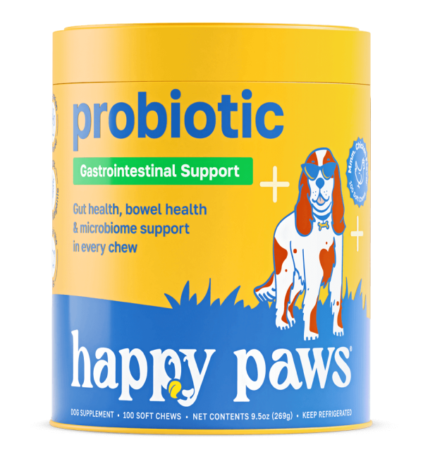 happy paws dog supplement probiotic