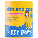 happy paws dog supplement skin and coat