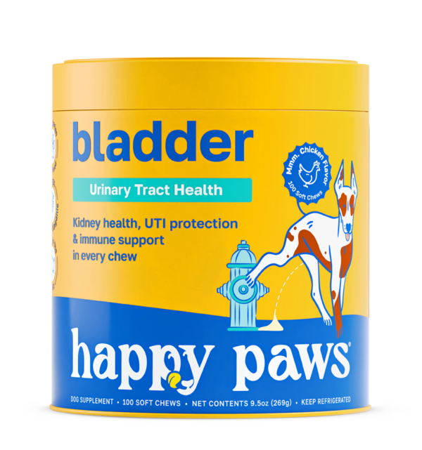 happy paws supplement dog bladder