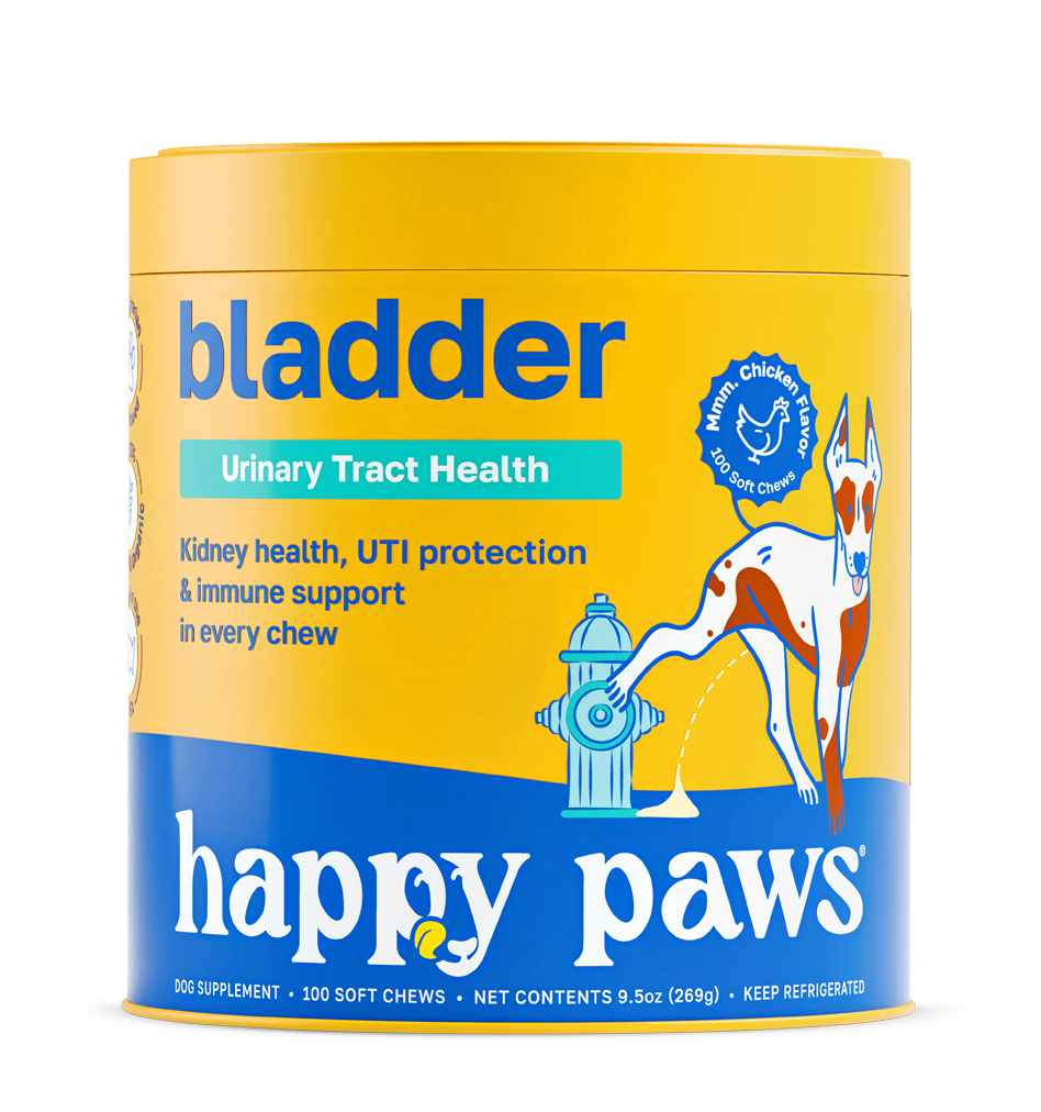 happy paws supplement dog bladder