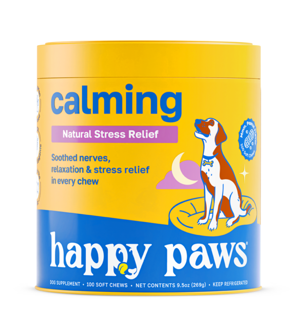 happy paws supplement dog calming