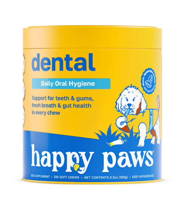 happy paws supplement dog dental