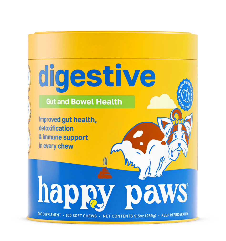 happy paws supplement dog digestive