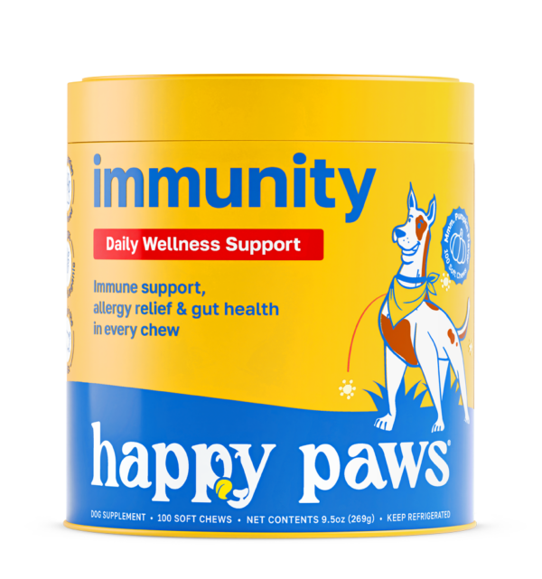 happy paws supplement dog immunity