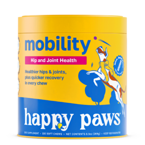 happy paws supplement dog mobility