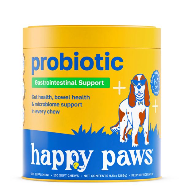 happy paws dog supplement probiotic